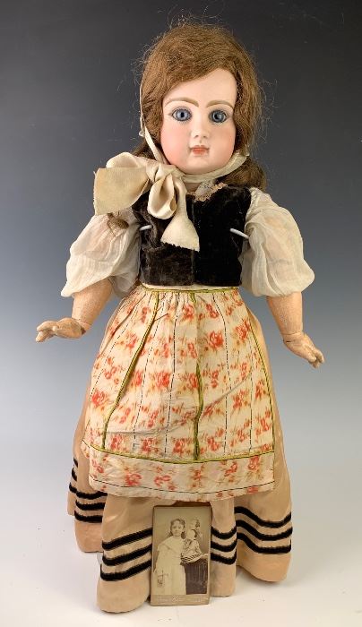 21.5" French Bisque Bebe By Jumeau C. 1885
