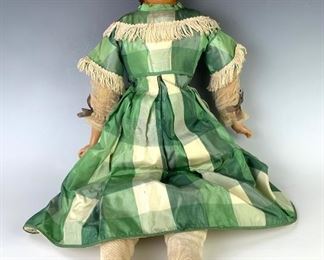 23" English Poured Wax C. 1860