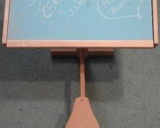 Vintage child's desk / chalkboard. 