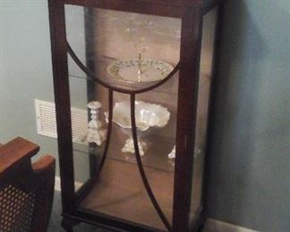 small curio cabinet