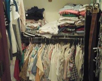 lady's clothes and purses