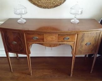 Antique walnut sideboard from the Batesville Cabinet Company