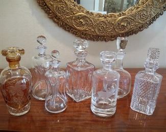 Crystal decanters
