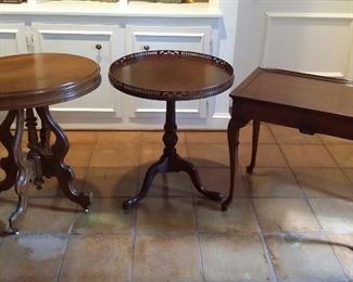 Antique lamp tables