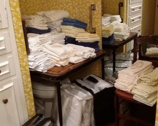 Lots of linens
