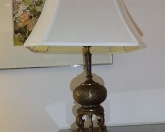 Vintage brass lamp