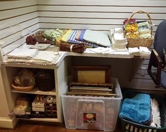 Placemats & napkins, frames, napkin rings, rugs