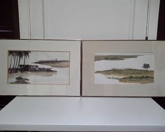 Original watercolors by Choong Kam Kow