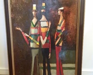 Original oil by David Adickes