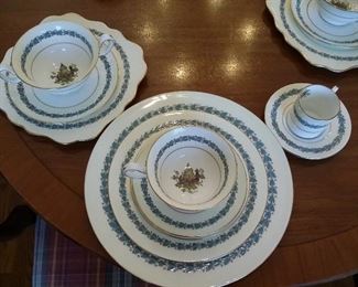 Wedgewood Bone China - Appledore pattern -  10 piece place setting for 12 plus 67 extra pieces & 4 serving pieces