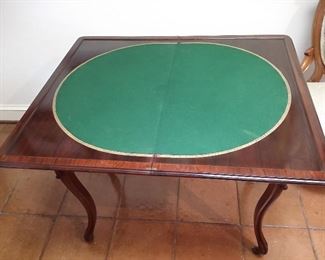 Game table when opened