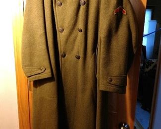 Military .... Full-length …. extra plush wool