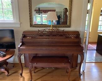 Steinway model 4 upright piano