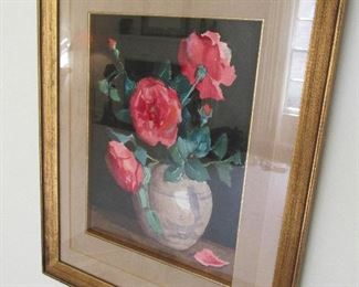 Marguerite S. Pearson original floral study