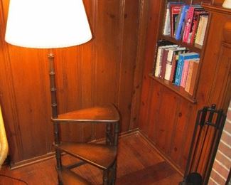 Cool stepped mid century lamp table