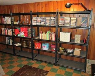 Shelving units also available