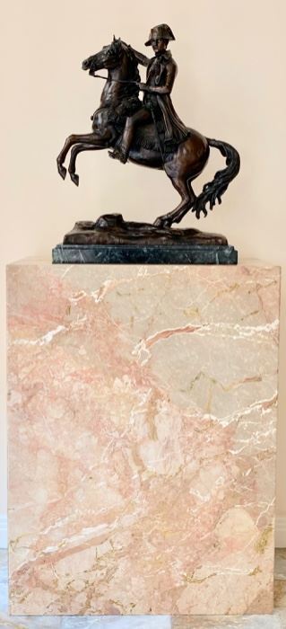 Bronze on Marble....Napoleon; On Marble Pedestal 