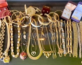 Gold, Gold-tone and Pearls