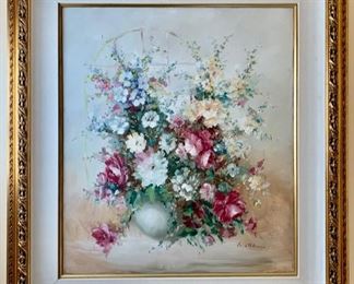 Gilt Framed Floral Still-Life