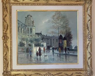 Paris Street In The Rain by R Renard
