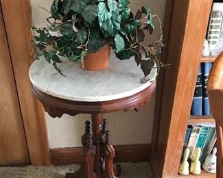 Love this Victorian Marble top Table