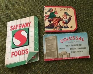 Vintage sewing kits, Safeway, Colossal