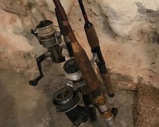 Wonderful vintage rod and reels