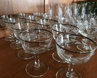 Nice silver rim crystal