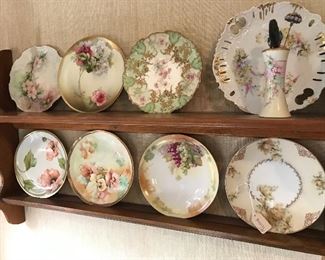 Haviland, Austria and Limoge plates. Beautiful. Hat pins