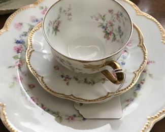 Haviland Dessert Plate Cup and Saucer