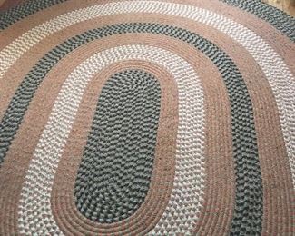 Nice braided oval rug