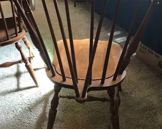 Tel City Windsor style "comb" chair