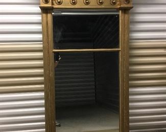 12.  Early American Gilded Mirror - 66"h x 31"w