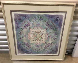 17.  Signed local artist, Original 32"w x 32"h