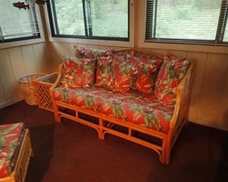 BAMBOO SOFA - END TABLE - CHAIR - OTTOMAN