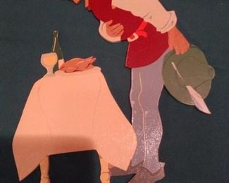 PAINTED WOOD WALL CUT OUT