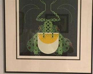Charles Harper- "Frog Eat Frog" '78 signed and numbered. Available