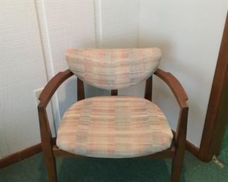Danish Modern armed chair. Sold.