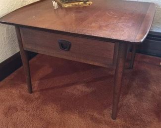 Basset furniture side table with drawer