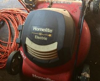 Homelite electric lawn mower