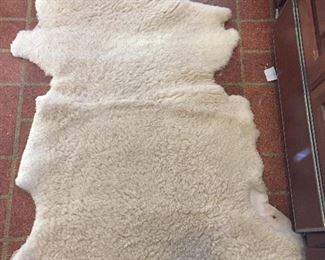 genuine sheepskin rug/throw.  We have several of these for sale