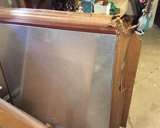 vintage folding aluminum table in original box - have 2 of these available