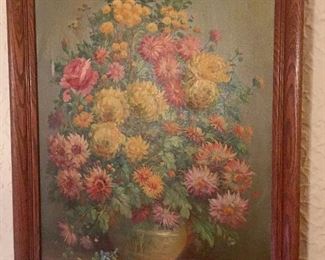 Antique painting by Andreas Roth, 1937