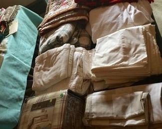 Bed linens / antique quilts