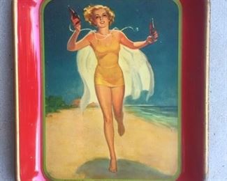 1937 "Running Girl" Coca Cola Tray