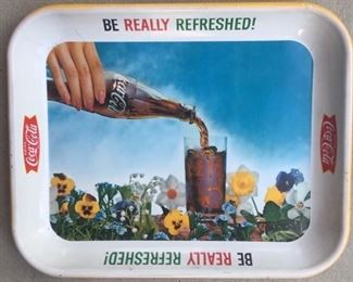 1961 "Be Really Refreshed" Coca Cola Tray 