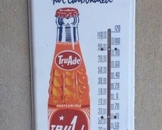 1957 Tru Ade Thermometer U.S.A.(16" x 6")