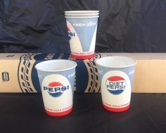 1963 Box of Pepsi Dixie Cups(Pepsi, Diet Pepsi, "Come Alive")
