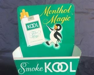 Kool "Menthol Magic" Tin Match Holder