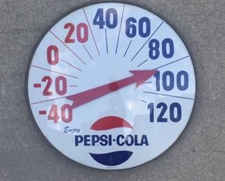 1980's Pepsi Thermometer(18" in Diameter)